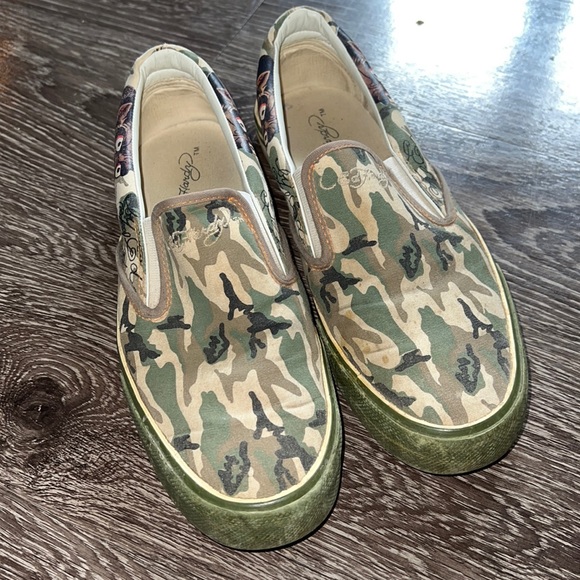 Ed Hardy Camo Slip On Sneaker - Picture 1 of 12
